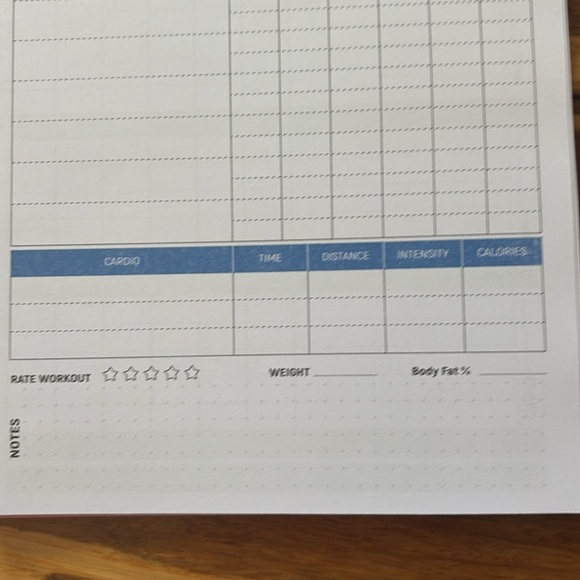 Wellness and fitness planner and meal planner with grocery list bundle - Picture 10 of 10